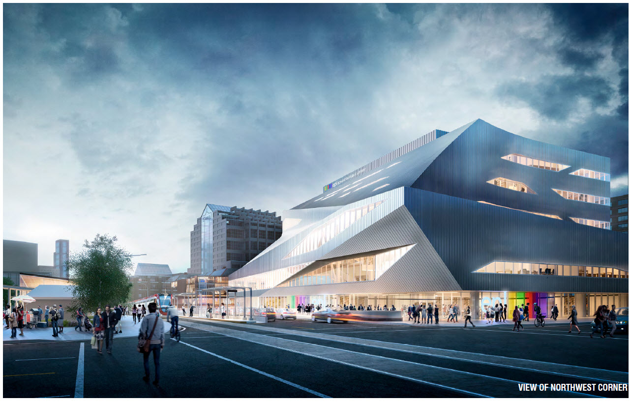 Renderings, Edmonton Library, New Library, Stanley Milner Revitalization
