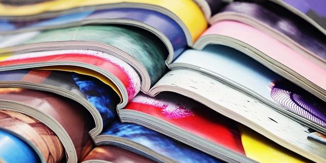 Image of stacked magazines